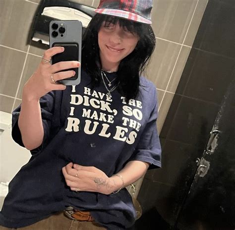 billie eilish mirror nude